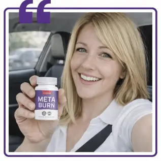 Happy customer smiling after trying MetaBurn