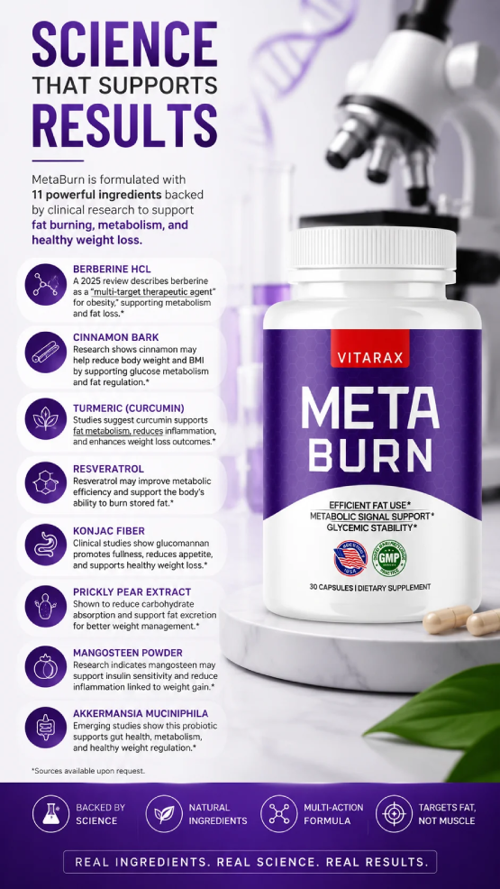 How does MetaBurn work — supports satiety, healthy glucose handling, and gut balance